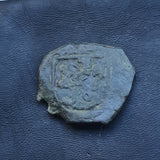 #P270# Spanish Medieval 8 maravedis coin of Philip IV from 1621-1626 AD