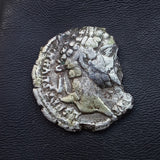 #o092# Roman silver denarius coin of Septimius Severus from 196-197 AD