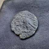 #P052# Greek bronze ae14 coin of Ptolemaic King Ptolemy IX from 116-106 BC