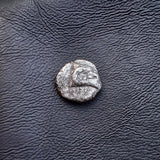 #M443# Anonymous silver Greek city issue Tetartemorion coin Kebren, 500-400 BC