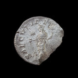 #p355# Roman silver denarius coin of Julia Maesa from 218-222 AD