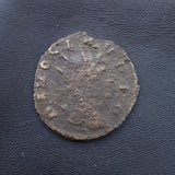 #p286# Roman posthumous Antoninianus coin of Claudius II from 270 AD