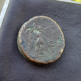 #P325# Anonymous Greek City Issue Bronze Coin of  Pergamon from 150-100 BC