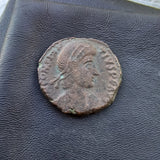 #p293# Roman Bronze coin issued by Constantius II from 351-355 AD