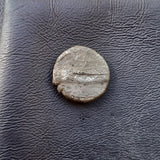 #A001# Greek silver 1/16 Shekel Phoenician coin of Baalshallim from 401-358 BC