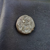 #A001# Greek silver 1/16 Shekel Phoenician coin of Baalshallim from 401-358 BC