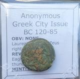 #p329# Bronze Anonymous Greek city issue coin from Amisos, 120-85 BC