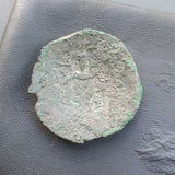 #i452# Byzantine Trachy coin of Manuel I from 1160-1164 AD (Constantinople)