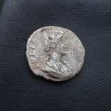 #p354# Roman silver denarius coin of Julia Domna from 198-200 AD