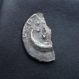 #p369# Roman Silver Denarius coin of Hadrian from 124-128 AD (Crescent)