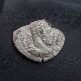 #p349# Roman silver denarius coin of Elagabalus from 221 AD