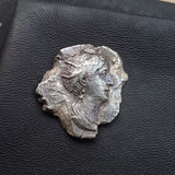 #p342# Roman silver denarius coin of Faustina I from 146-161 AD