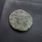 #p201# Roman Antoninianus coin of Gallienus from 264-266 AD (Pax)