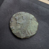 #p201# Roman Antoninianus coin of Gallienus from 264-266 AD (Pax)