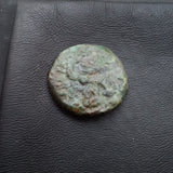 #o719# Anonymous Iberian Greek City Issue Bronze Coin of Ebusus (Ibiza) from 300-200 BC