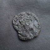 #p285# Roman limes denarius coin of Lucilla from 164 AD
