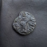 #p285# Roman limes denarius coin of Lucilla from 164 AD