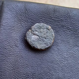 #p176# Tiny Roman Bronze coin issued by Zeno from 476-491 AD