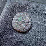 #p280# Judean Bronze coin of King Alexander Jannaeus from 103-76 BC