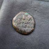 #p280# Judean Bronze coin of King Alexander Jannaeus from 103-76 BC