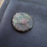 #e043# Greek Seleucid 'bottle cap' coin from King Antiochus IV between 175-164 BC