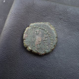 #e043# Greek Seleucid 'bottle cap' coin from King Antiochus IV between 175-164 BC