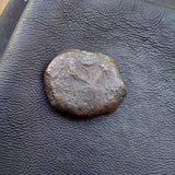 #p281# Judean Bronze coin of King Alexander Jannaeus from 103-76 BC