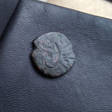 #o694# Ottoman copper Mangir coin of Murad II from 1421-1444 AD