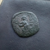 #o002# Byzantine Half Tetarteron coin of John II from 1117-1143 AD