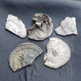 #Lot47A# Ex-dealers lot of 5 Ancient silver Roman coins from 166-253 AD