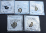 #Lot49A# Ex-dealers lot of 5 Ancient silver Roman coins from 77-200 AD