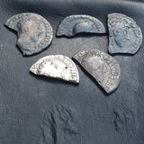 #Lot44A# Ex-dealers lot of 5 Ancient silver/bronze Roman coins from 150-186 AD