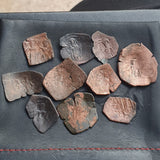 #Lot52A# Lot of 10 Identified Byzantine Trachy coins from 1204-1261 AD (Latin Occupation)