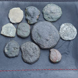 #Lot39A# Lot of 10 Identified Iberian Greek Bronze coins from 220-25 BC