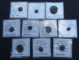 #Lot40A# Lot of 10 Identified Greek Bronze coins from BC 420-85