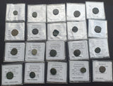 #Lot41A# Lot of 20 Identified Islamic bronze coins from 711-1444 AD