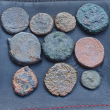 #Lot42A# Lot of 20 Identified Sicilian Greek Bronze coins from 425-216 BC