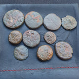 #Lot42A# Lot of 20 Identified Sicilian Greek Bronze coins from 425-216 BC