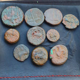 #Lot42A# Lot of 20 Identified Sicilian Greek Bronze coins from 425-216 BC
