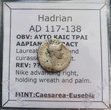 #M583# Provincial Roman silver Hemidrachm coin of Hadrian from 117-138 AD