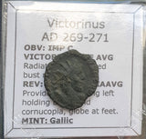 #d763# Roman bronze Antoninianus coin of Victorinus  from 269-271 AD