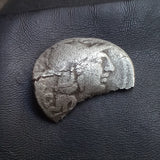 #p417# Roman Republican silver denarius of L. Antestius Gragulus from 136 BC