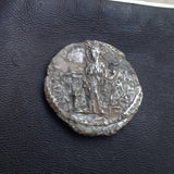 #p373# Roman silver denarius coin of Julia Maesa from 218-222 AD