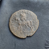 #p508# Roman bronze Diassarion coin of Plautilla from 203-205 AD (Sikyon)