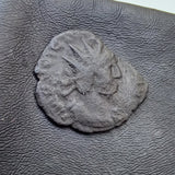#p257# Roman bronze Antoninianus coin of Victorinus  from 269-271 AD