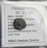 #P066# Greek Ptolemaic coin of Queen Cleopatra VII, 51-30 BC