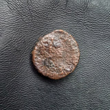 #p654# Roman coin issued by Aelia Flaccilla from 379-388 AD (Wife to Theodosius)
