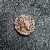 #p617# Roman barbarous issue coin of Tetricus from 270-280 AD
