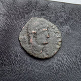 #p650# Roman Bronze coin issued by Magnentius from 350-352 AD