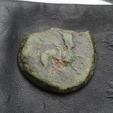 #N591# Large Iberian Greek City Issue Bronze Coin of Castulo from 180-25 BC